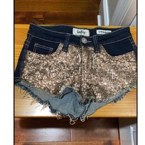 Daytrip sequin shorts